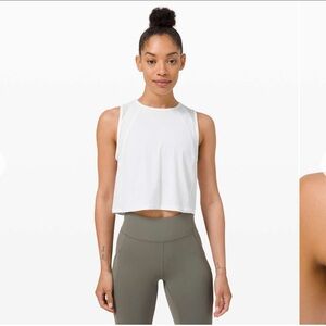Lululemon Cropped Sculpt Tank